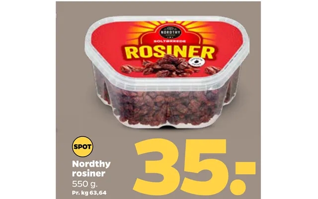Nordthy raisins product image