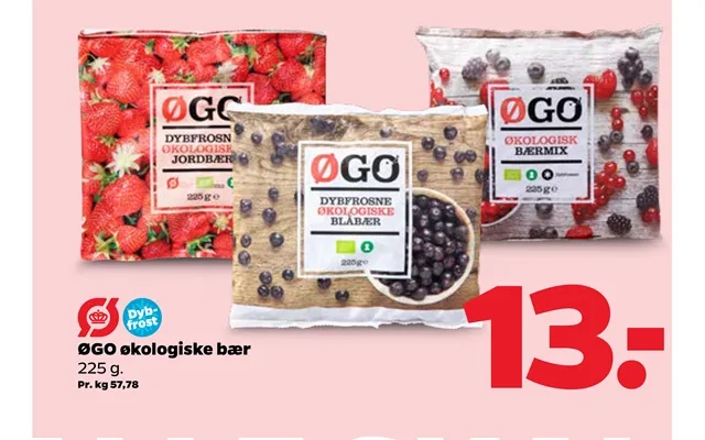 Øgo organic berries product image