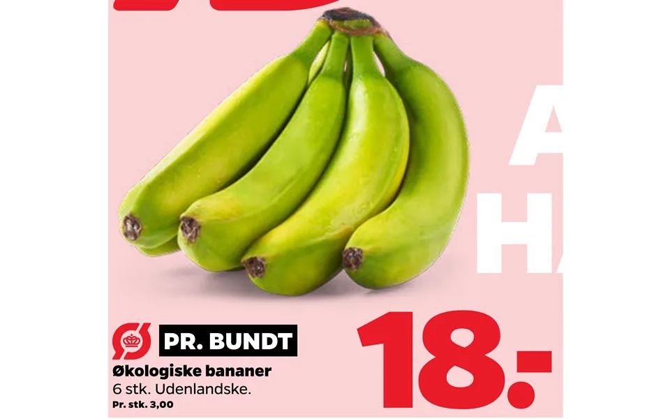 Økologiske Bananer