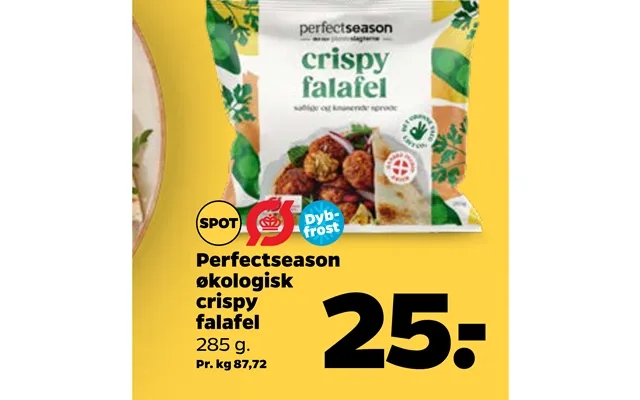 Perfectseason organic crispy falafel product image