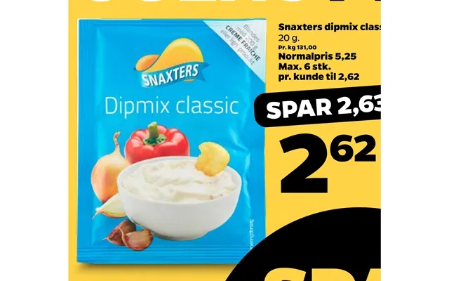 Snaxters dipmix classic product image