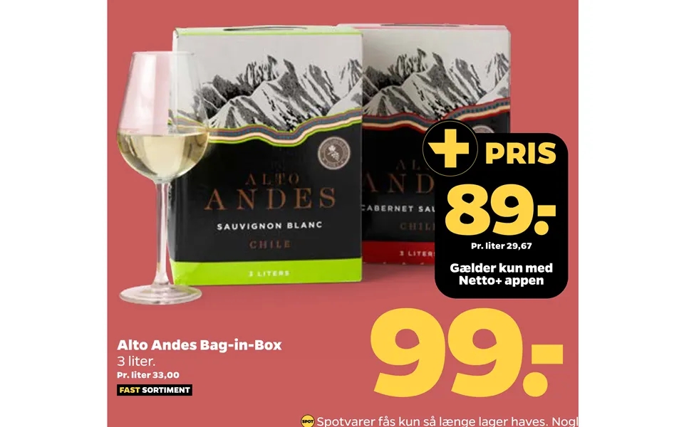 Alto Andes Bag-in-box