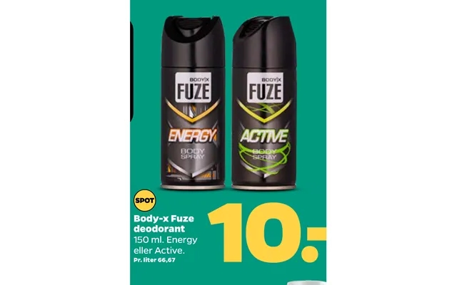 Body-x Fuze Deodorant product image