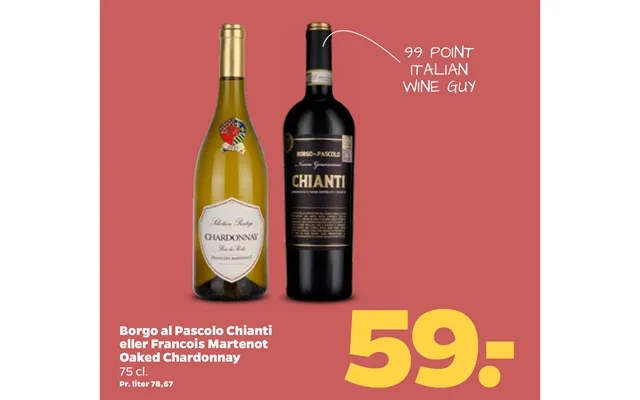 Borgo Al Pascolo Chianti Eller Francois Martenot Oaked Chardonnay product image