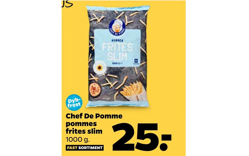 Chief dè pomme french frites mucus