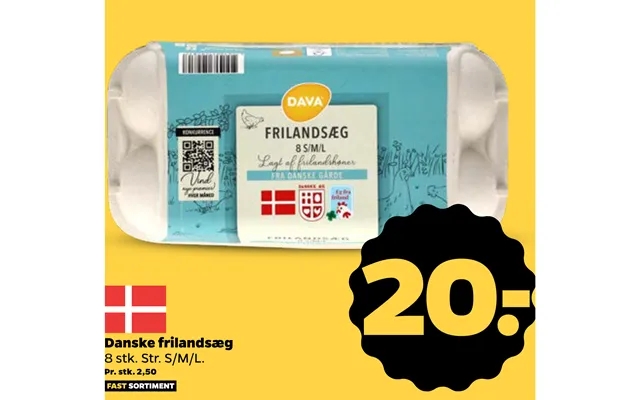 Danske Frilandsæg product image