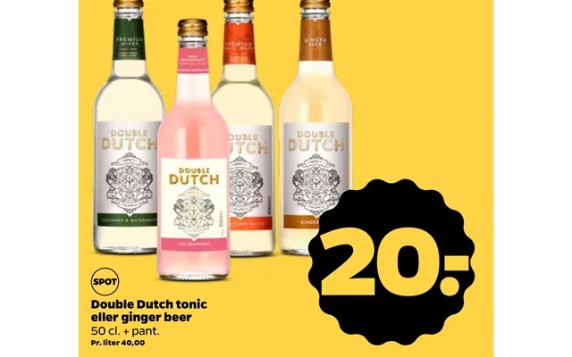 Doubles dutch tonic or ginger beer product image