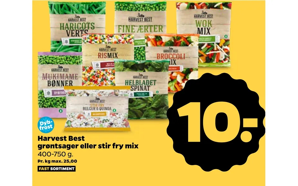 Harvest Best Grøntsager Eller Stir Fry Mix