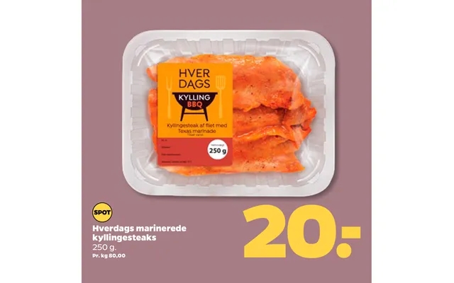 Every day marinated kyllingesteaks product image