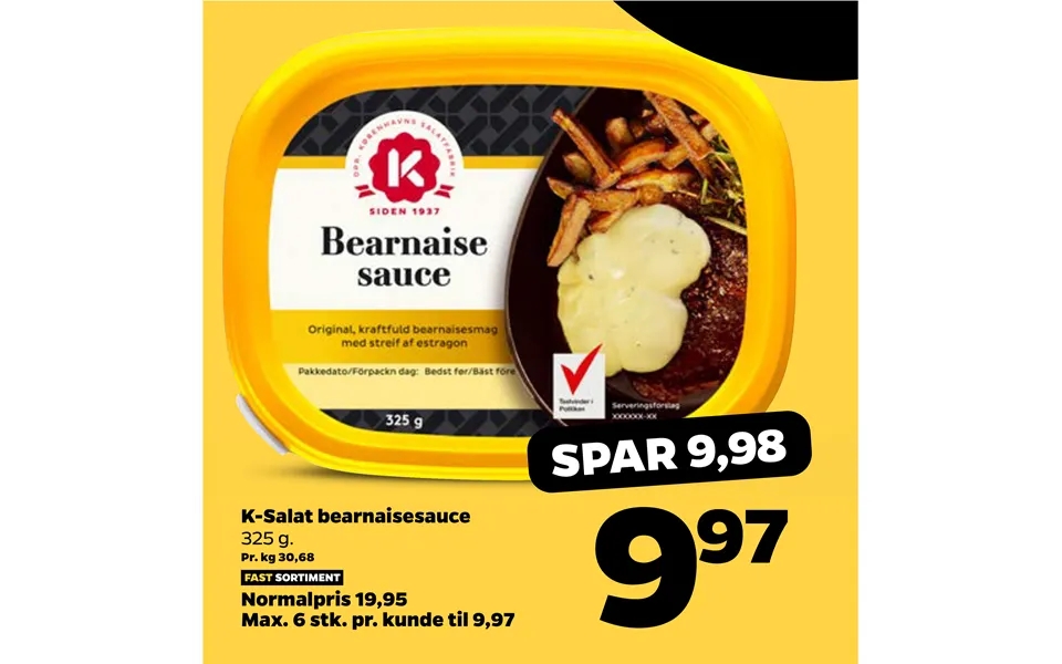 K-salat Bearnaisesauce