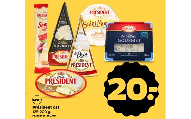 President cheese product image
