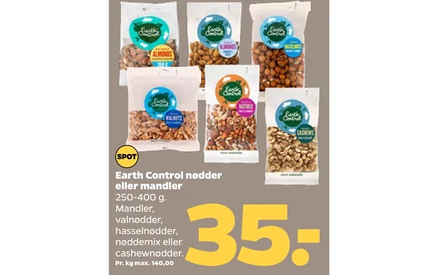 Earth Control Nødder Eller Mandler product image