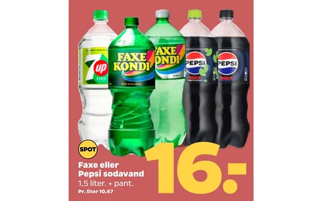Faxe Eller Pepsi Sodavand product image