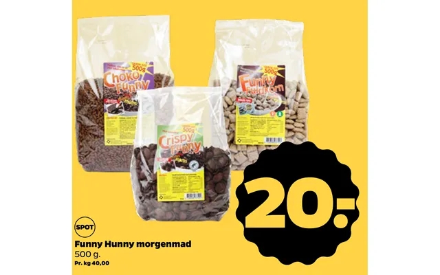 Funny Hunny Morgenmad product image