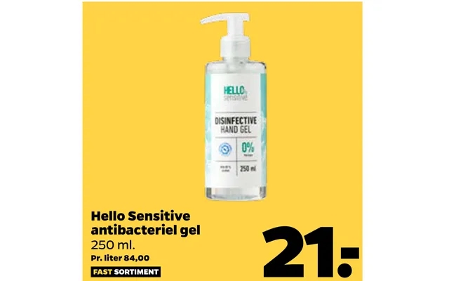 Hello sensitive antibacteriel gel product image