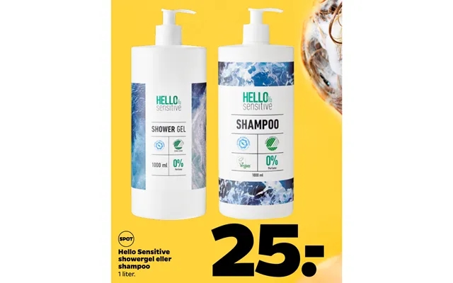Hello Sensitive Showergel Eller Shampoo product image