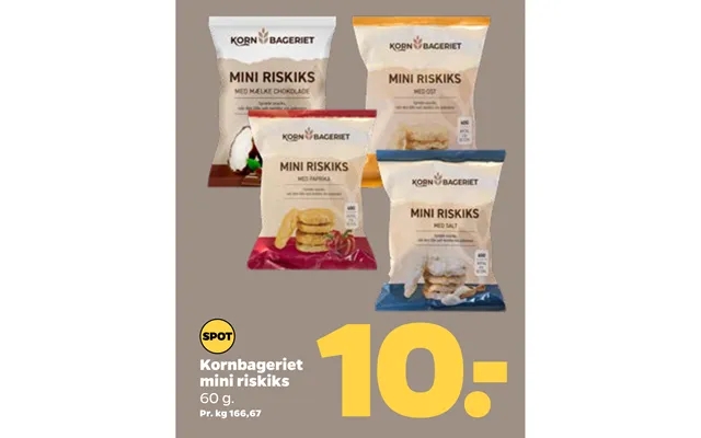 Kornbageriet mini rice crackers product image
