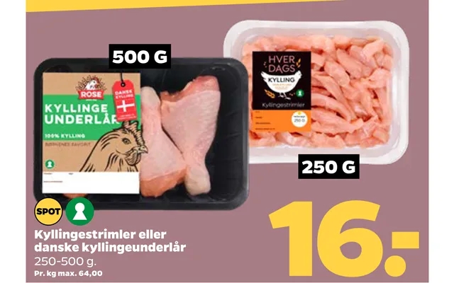 Kyllingestrimler Eller Danske Kyllingeunderlår product image