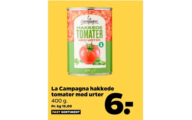 La Campagna Hakkede Tomater Med Urter product image