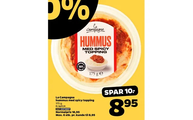La countryside hummus with spicy topping product image