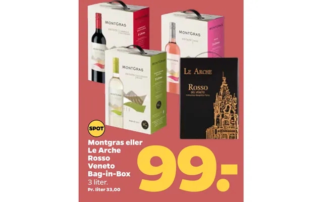 Montgras Eller Le Arche Rosso Veneto Bag-in-box product image