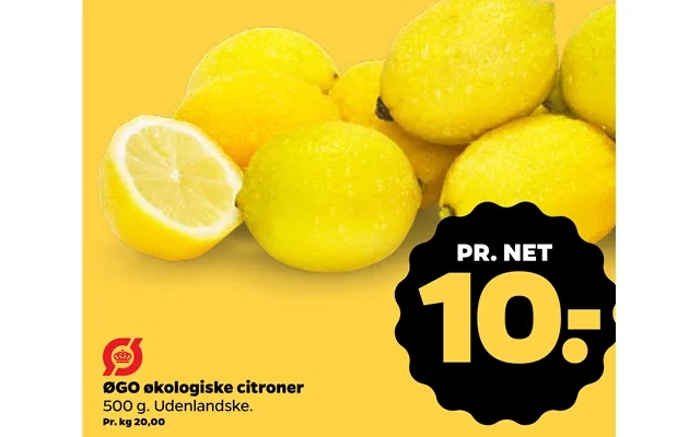Øgo Økologiske Citroner product image