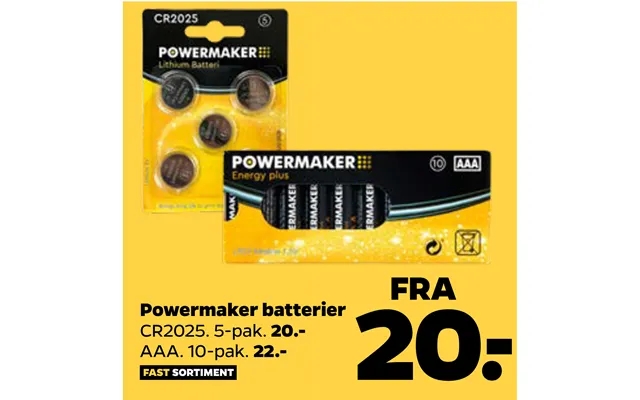 Powermaker Batterier product image