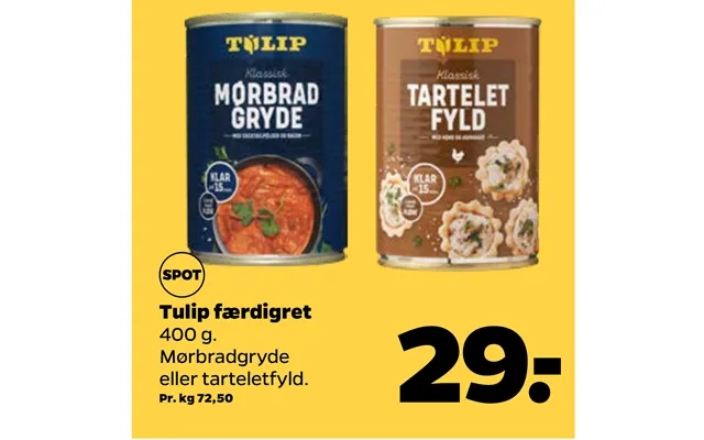 Tulip ready meal product image