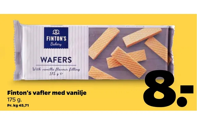 Finton's Vafler Med Vanilje product image