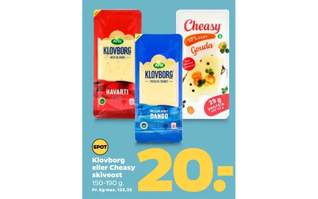 Klovborg or cheasy skiveost product image