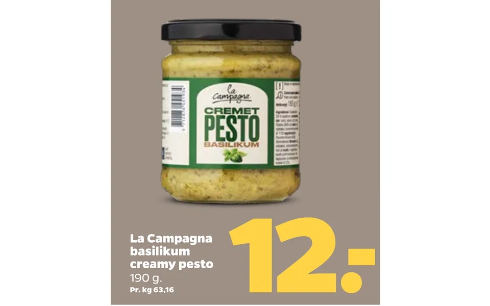 La Campagna Basilikum Creamy Pesto