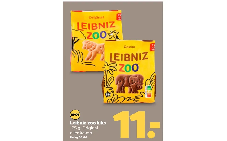 Leibniz zoo biscuits