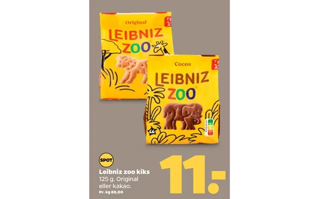 Leibniz zoo biscuits product image