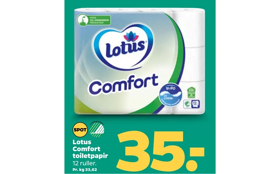 Lotus comfort toilet paper