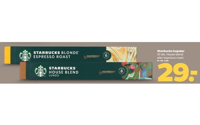 Starbucks capsules product image