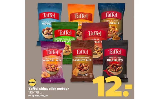 Taffel Chips Eller Nødder product image