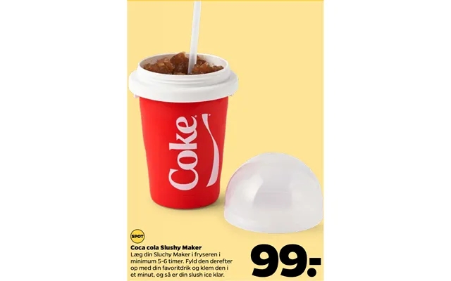 Coca cola slushy maker product image