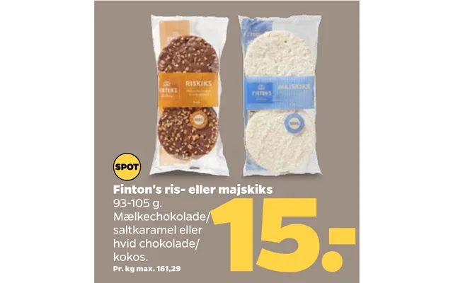 Finton s rice - or majskiks product image