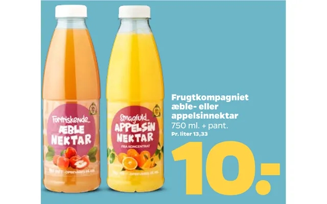 Frugtkompagniet Æble- Eller Appelsinnektar product image