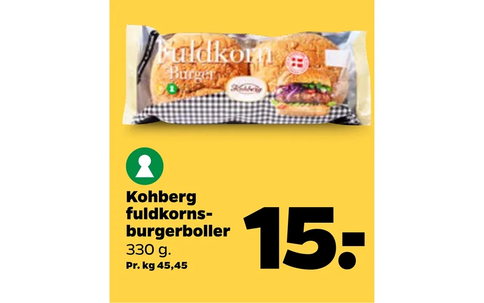 Kohberg Fuldkornsburgerboller
