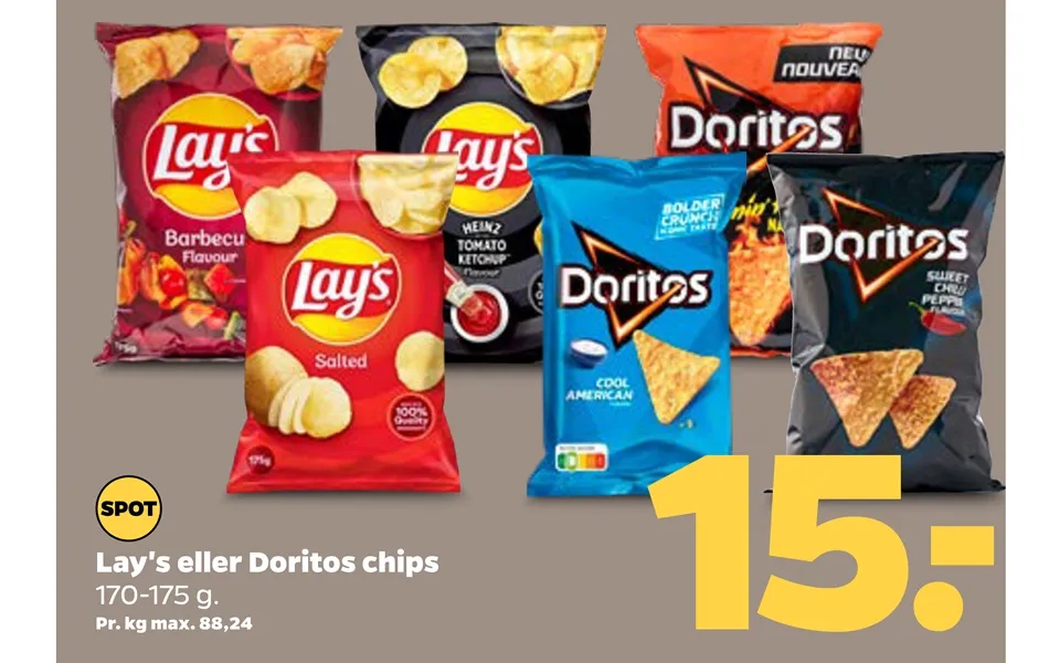 Lay s or doritos potato chips