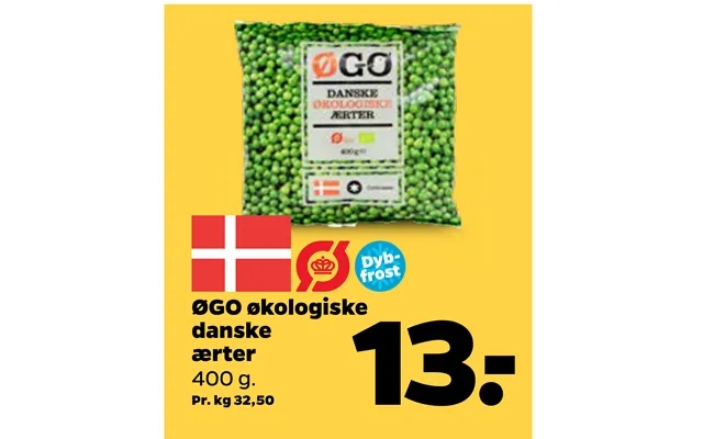 Øgo organic danish peas product image