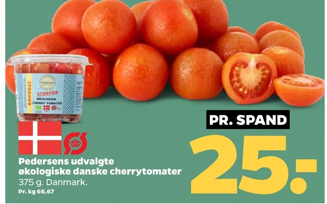 Pedersen selected organic danish cherry tomatoes product image