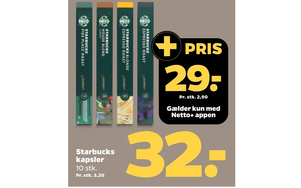 Starbucks capsules