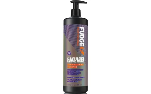 Fudge Clean Blonde Damage Rewind Toning Shampoo 1000 Ml product image