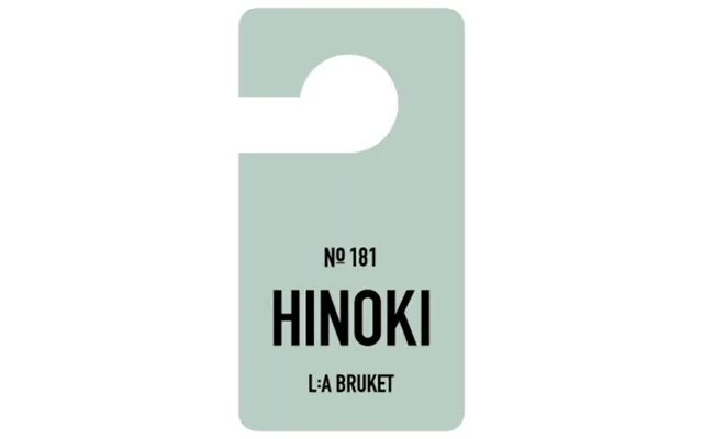 L a bruket 181 fragrance tag - hinoki product image