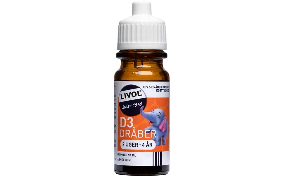 Livol D3 Drops 2 Uger - 4 Year 10 Ml