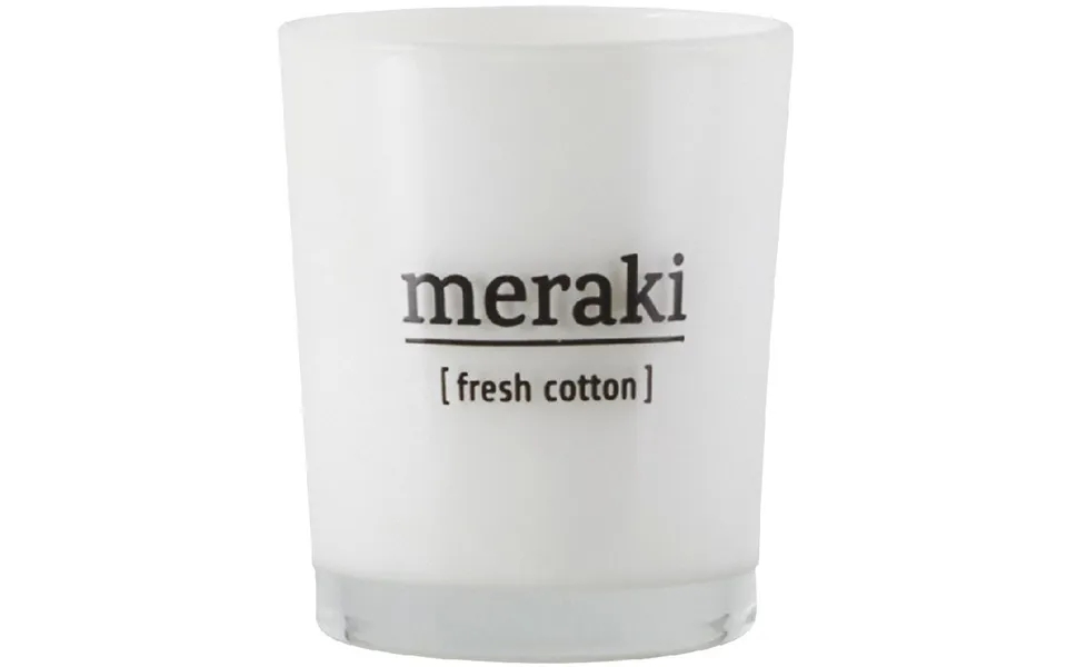 Meraki Scented Candle 5,5 X 6,7 Cm - Fresh Cotton