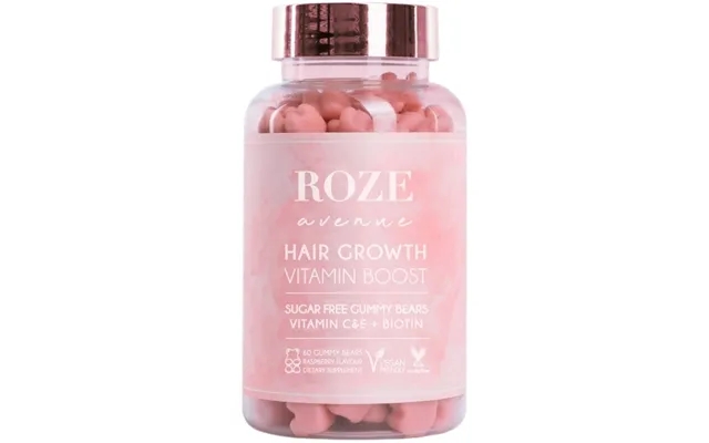 Roze Avenue Hair Growth Vitamin Boost Gummy Bears 60 Pieces product image