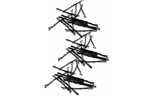 Sibel wavy hairpins black 50 mm - 3 x 15 paragraph product image